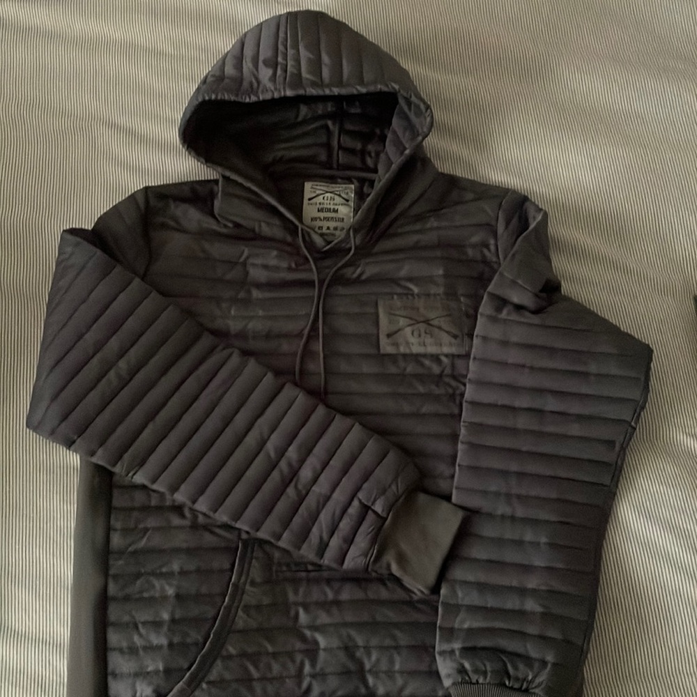 Grunt Style windbreaker sweatshirt in grey